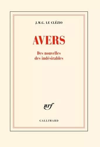 Avers - Des Nouvelles Des Indésirables