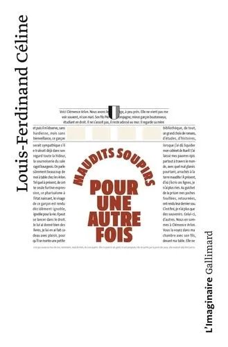 Maudits Soupirs Pour Une Autre Fois - Une Version Primitive De Féérie Pour Une Autre Fois