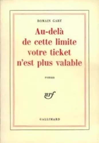 Au-Delà De Cette Limite Votre Ticket N'est Plus Valable