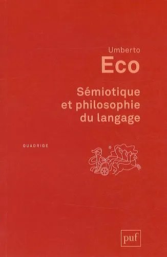 Sémiotique Et Philosophie Du Langage