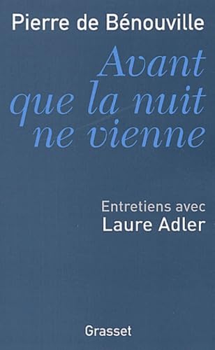 Avant que la nuit ne vienne